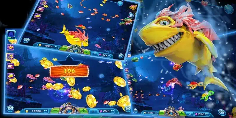 Hệ thống hình ảnh của game bắn cá nhiều màu sắc và thú vị